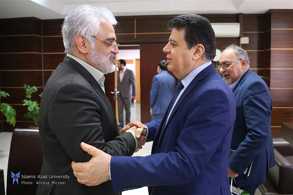 دیدار سفیر سوریه در ایران با رئیس دانشگاه آزاد اسلامی